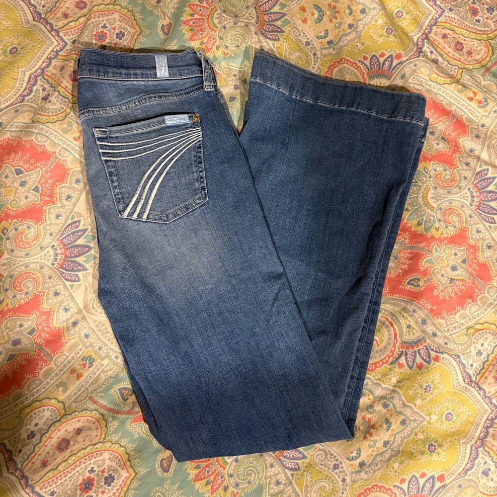 7 For All Mankind Women’s Tailorless Dojo Slim Illusion Jeans